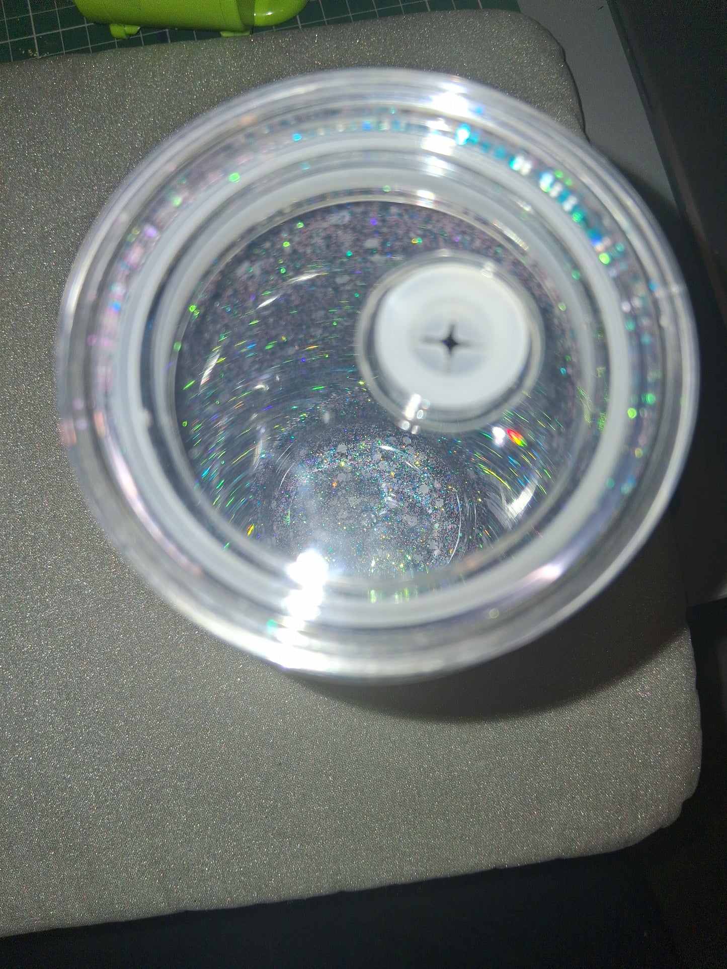 RTS plastic snowglobe tumbler