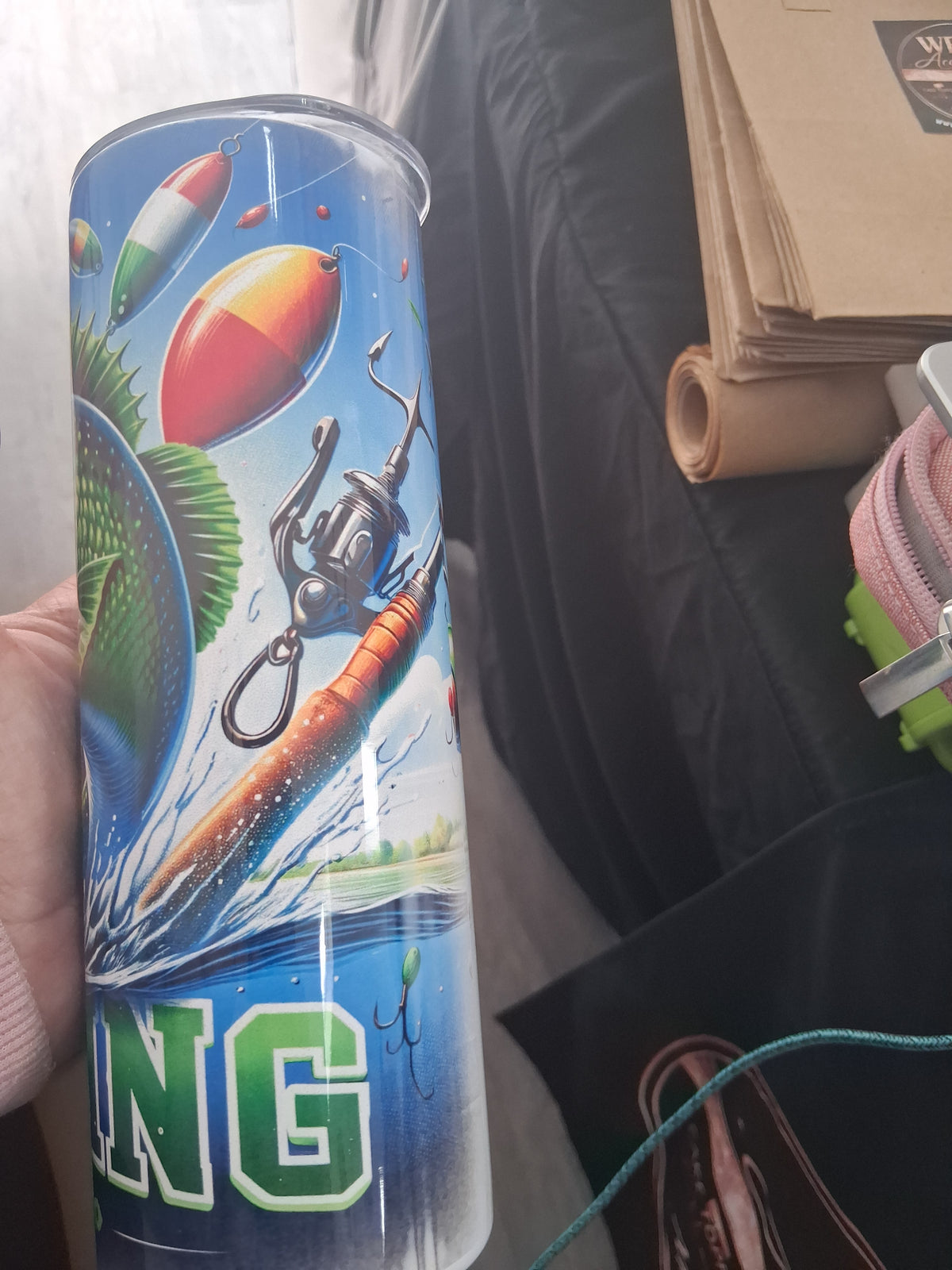 Fishing life 20oz tumbler