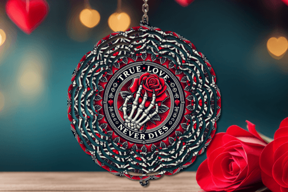 Skeleton Love Windspinner