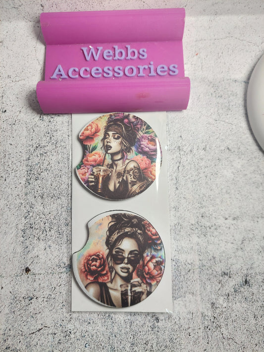 Tattoo lady coasters