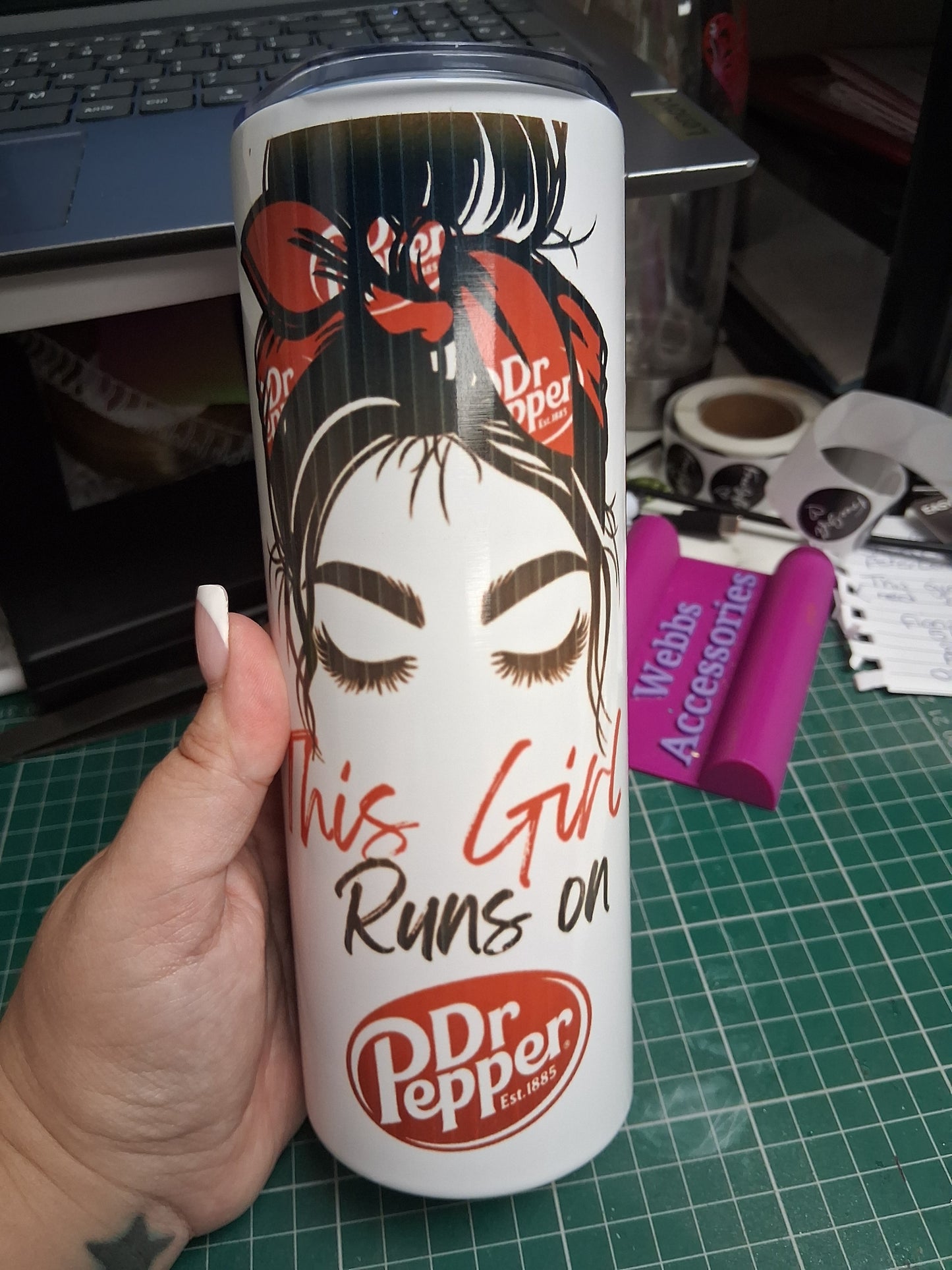 Runs on Dr Pepper 20oz Tumbler