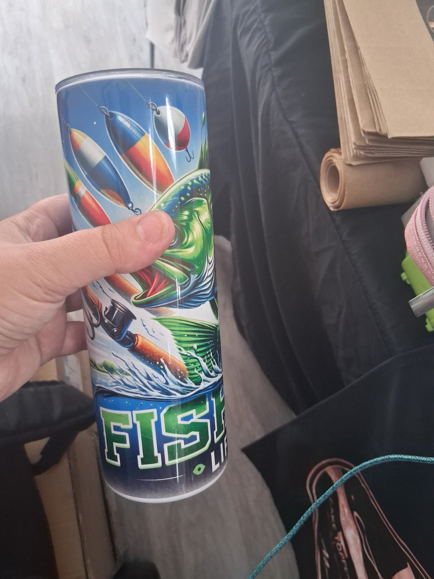 Fishing life 20oz tumbler