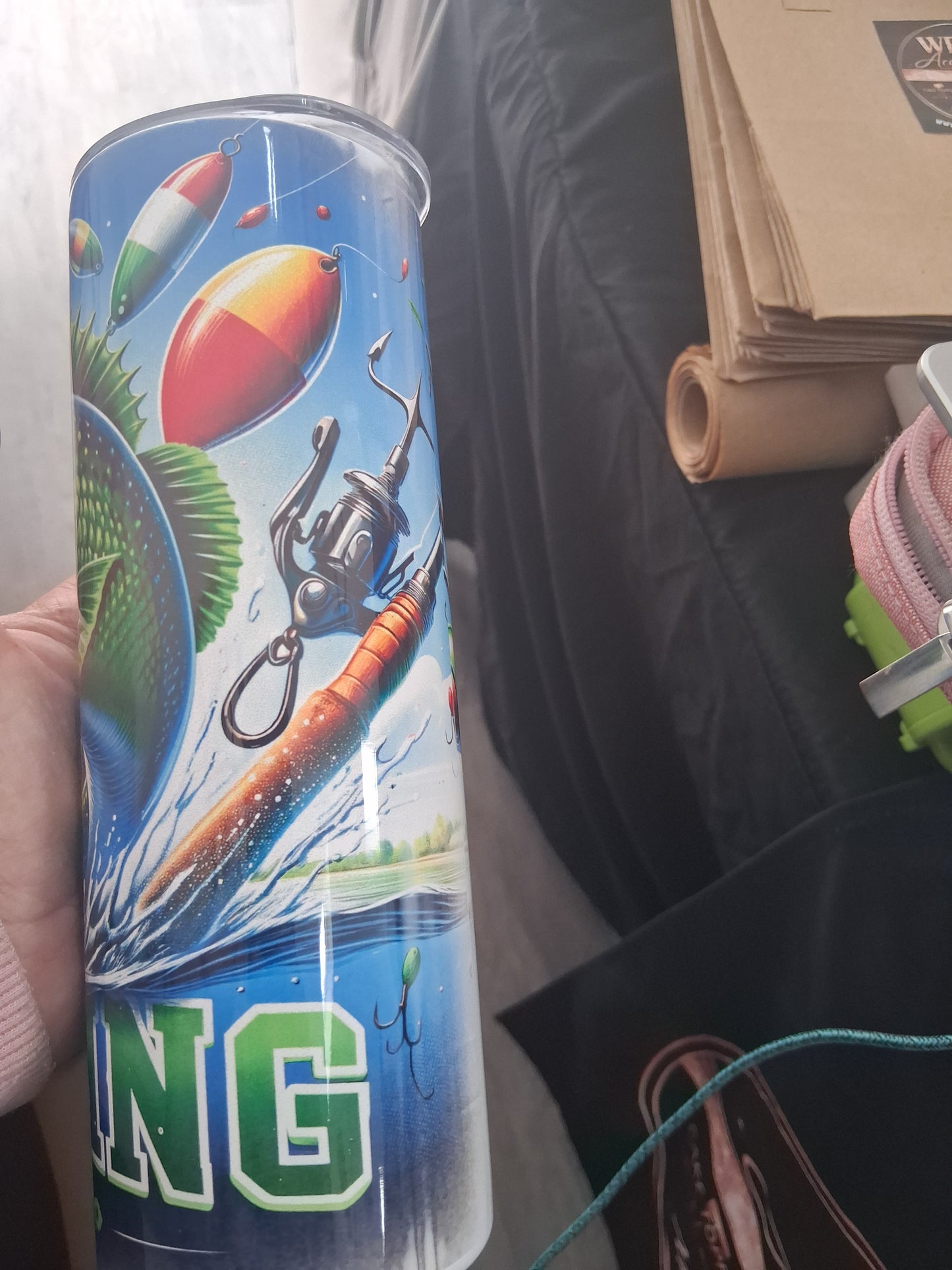 Fishing life 20oz tumbler
