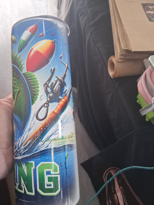 Fishing life 20oz tumbler