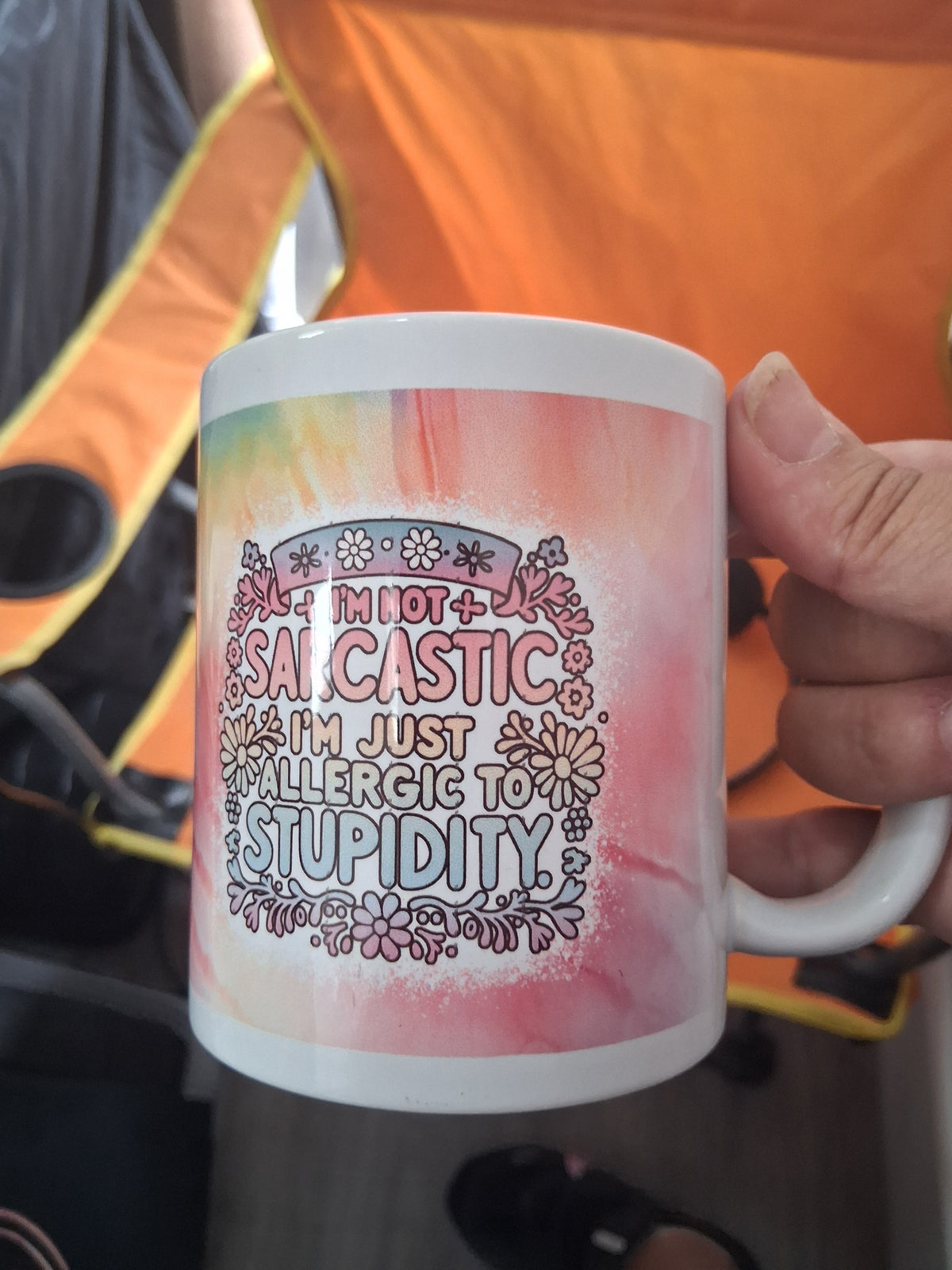 'Sarcastic stupidity' mug