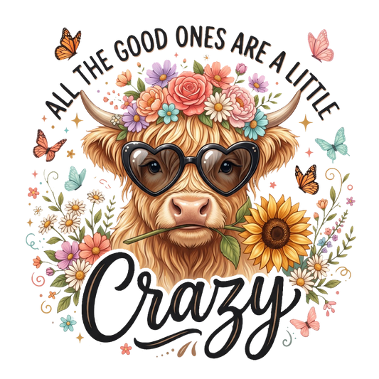 Highland cow 'a little crazy' mug