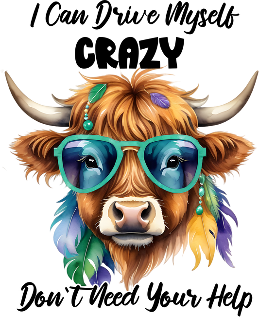 Highland cow (crazy) mug