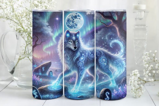 Majestic Wolf 20oz Tumbler