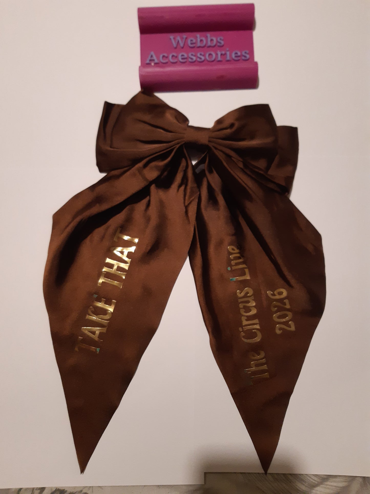 Concert Personalised Hair Bow