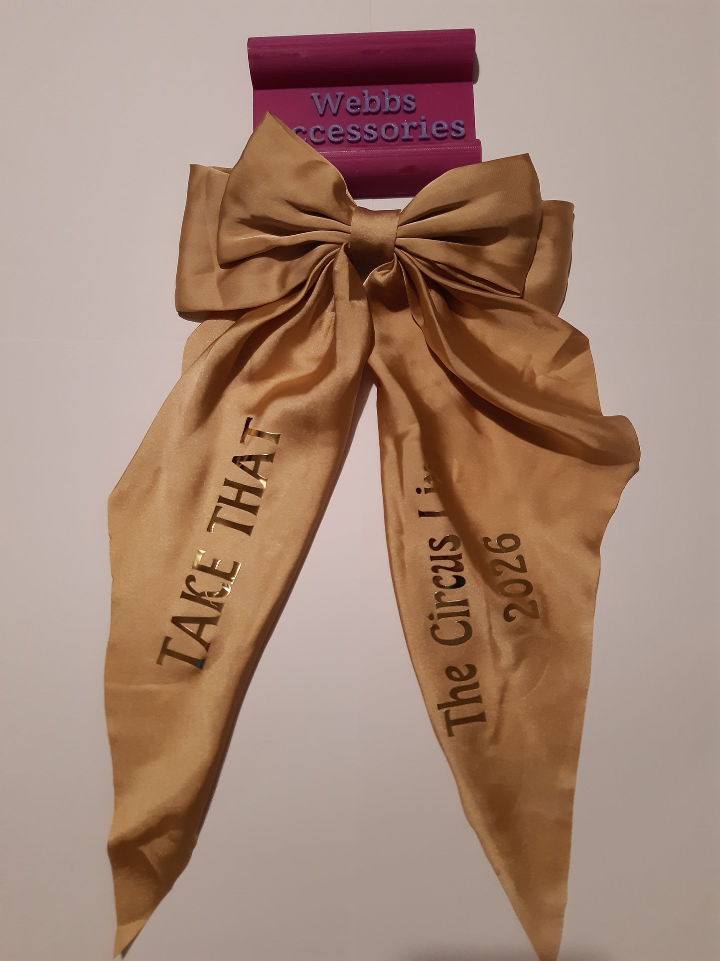 Concert Personalised Hair Bow