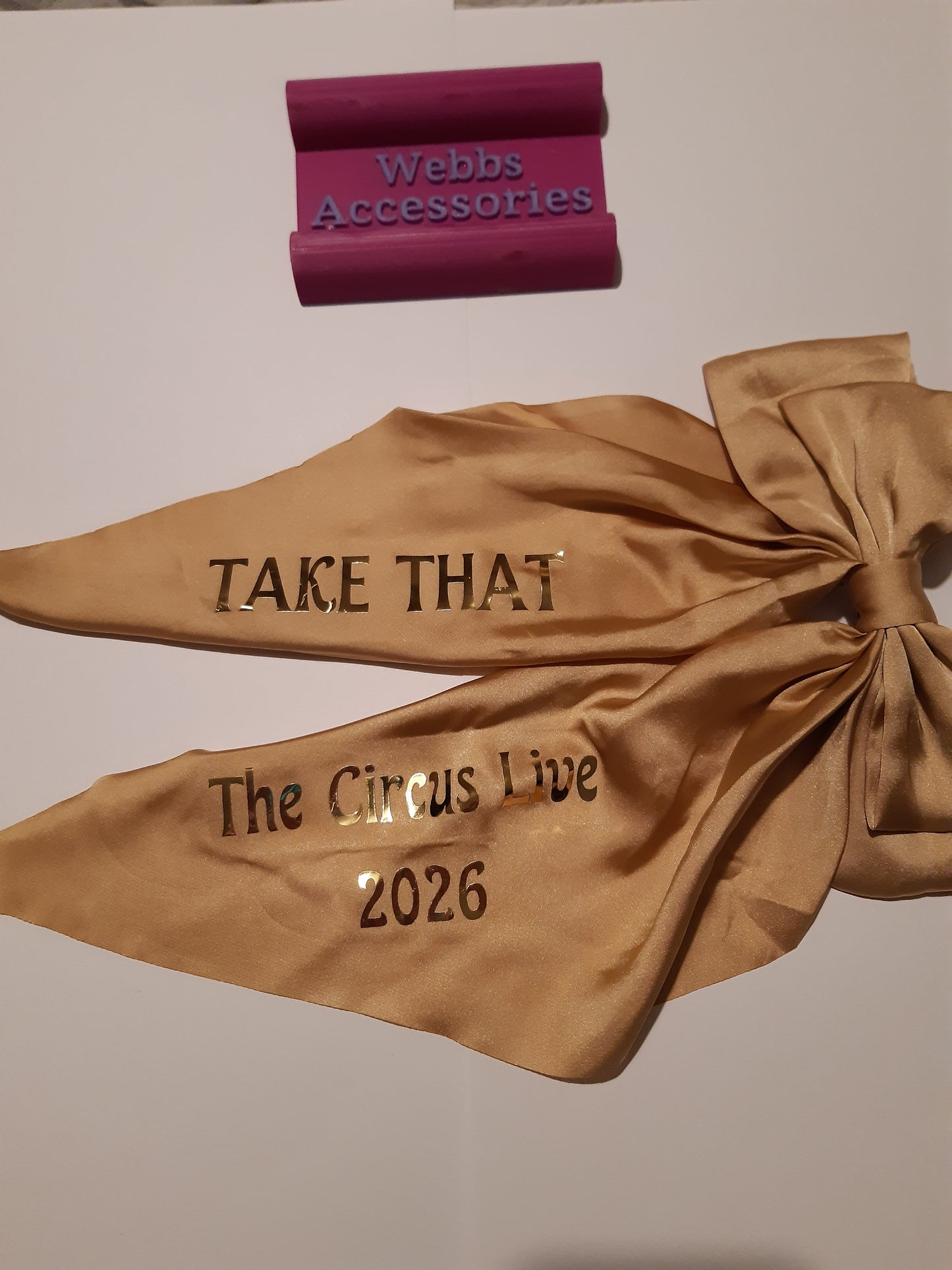 Concert Personalised Hair Bow