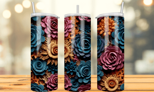 Flower 20oz Tumbler