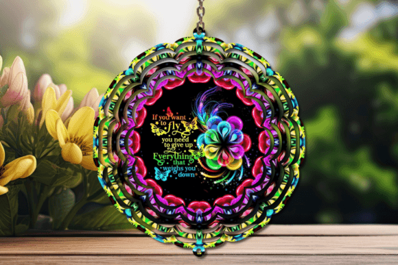 Butterfly windspinner