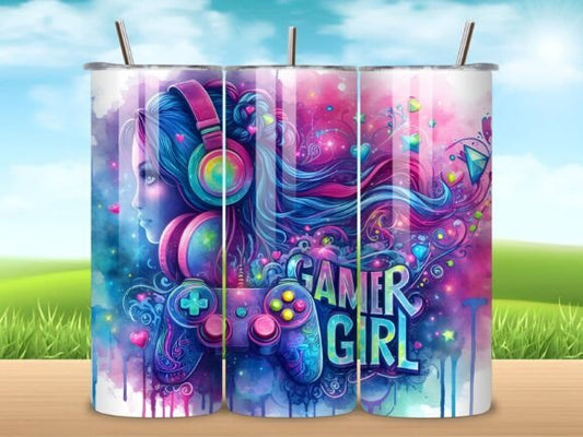 Gamer girl 20oz Tumbler