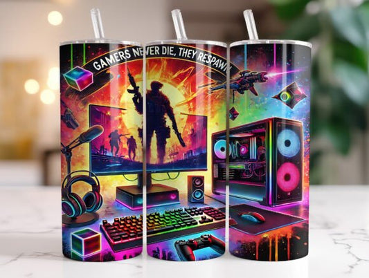 Gamer Computer 20oz Tumbler