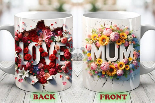 Mum/ Love Flower Mug