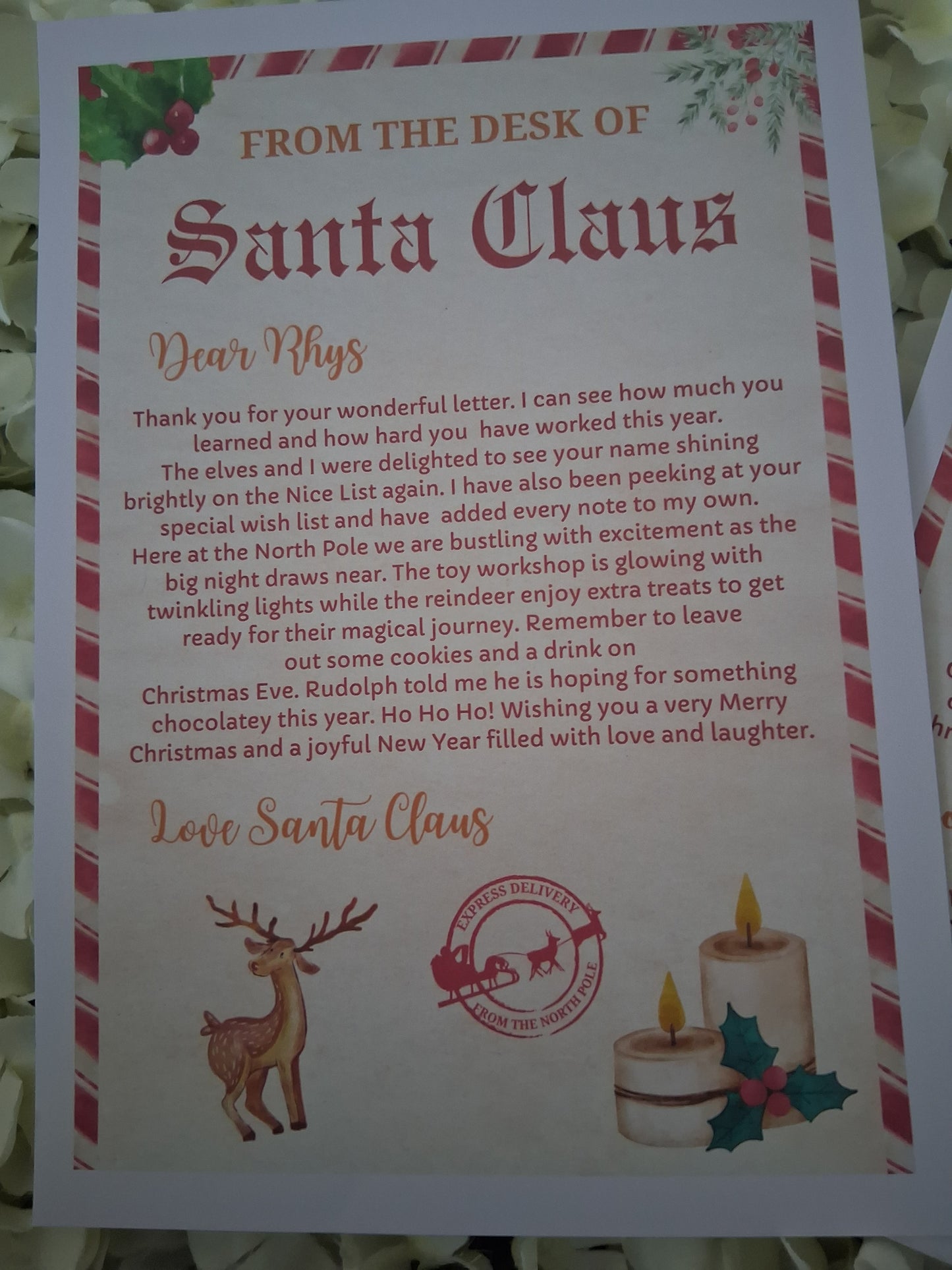 Personalised Letter from Santa